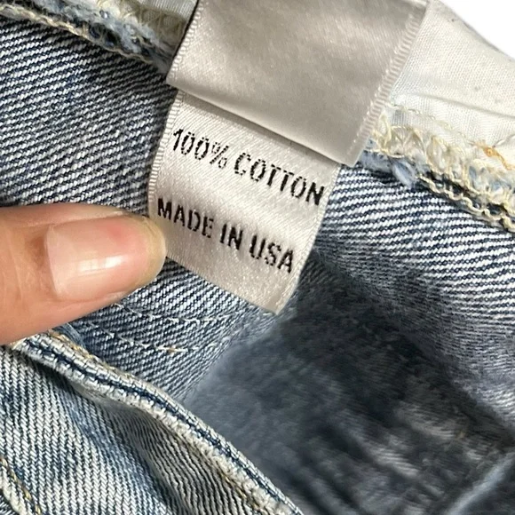 LOVERS + FRIENDS Jack High Rise Ripped Jean Denim Distressed Shorts - Picture 10 of 10